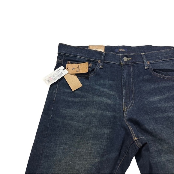 Polo Ralph Lauren Medium Wash Prospect Straight Jeans Sz 36T x36 Rope Dyed NWT - Picture 4 of 16